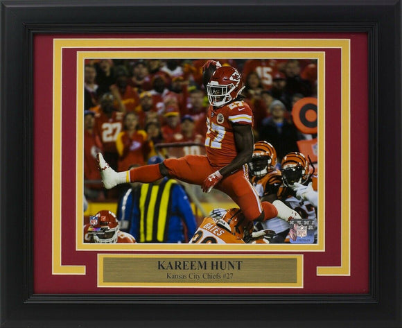 Kareem Hunt Framed 8x10 Kansas City Chiefs Photo