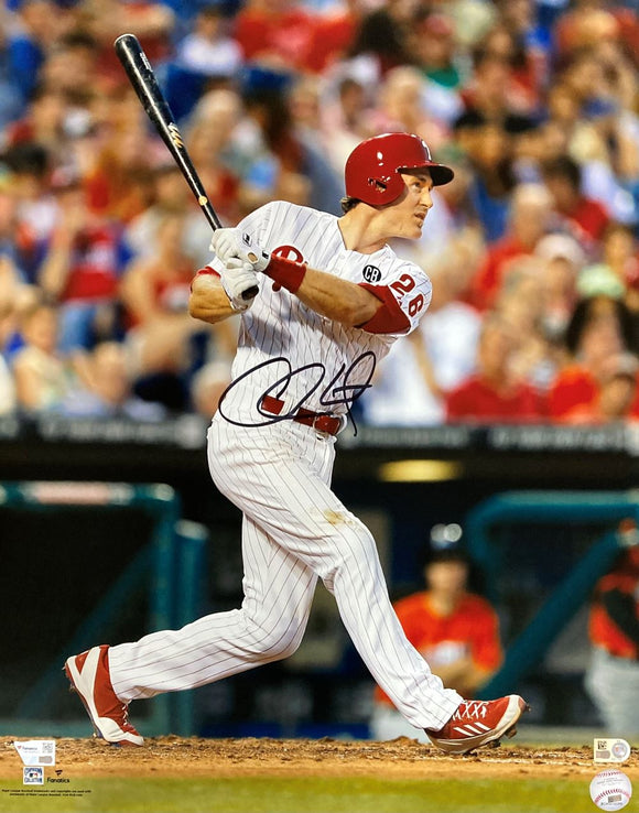 Chase Utley Signed 16x20 Philadelphia Phillies Photo Fanatics
