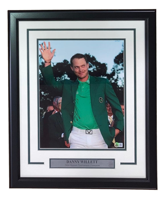 Danny Willett Signed Framed 11x14 2016 Masters Champion PGA Golf Photo BAS