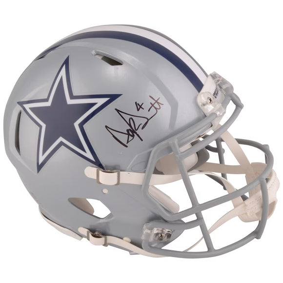 Dak Prescott Signed Dallas Cowboys Full Size Authentic Helmet