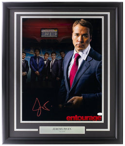 Jeremy Piven Signed Framed Entourage 16x20 Photo JSA ITP - Sports Integrity