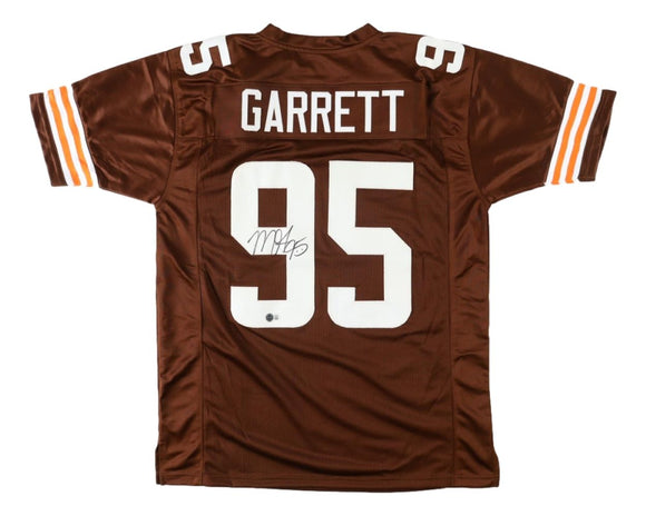 Myles Garrett Cleveland Signed Brown Football Jersey BAS