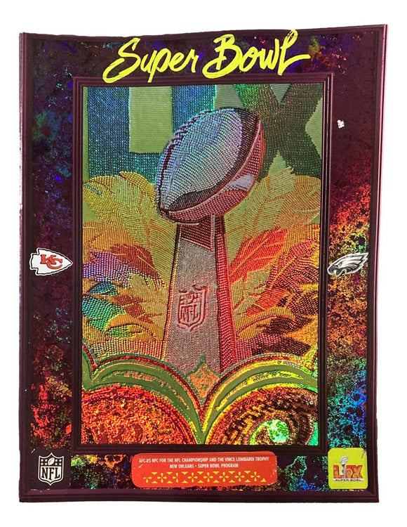 Philadelphia Eagles vs Chiefs Super Bowl LIX Official Stadium Game Program