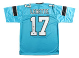 Xavier Legette Carolina Signed Blue Football Jersey BAS